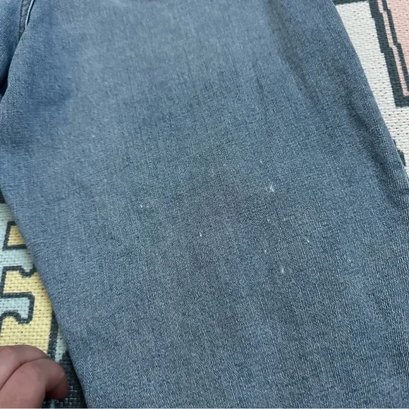 Abercrombie & Fitch Stretch Ripped Curve Love The Mom High Rise Jeans - Picture 16 of 16